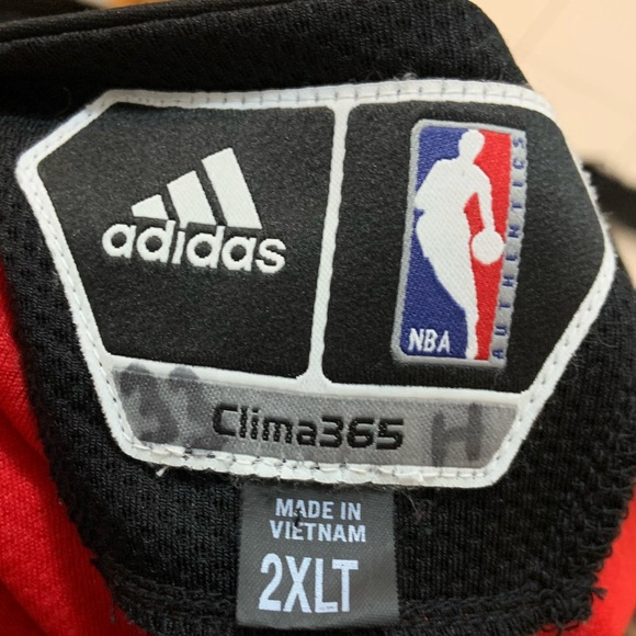 PRO USED Toronto Raptors Jamario Moon Warm Up Shoot Around Shirt Size 2XL Adidas - Picture 3 of 6